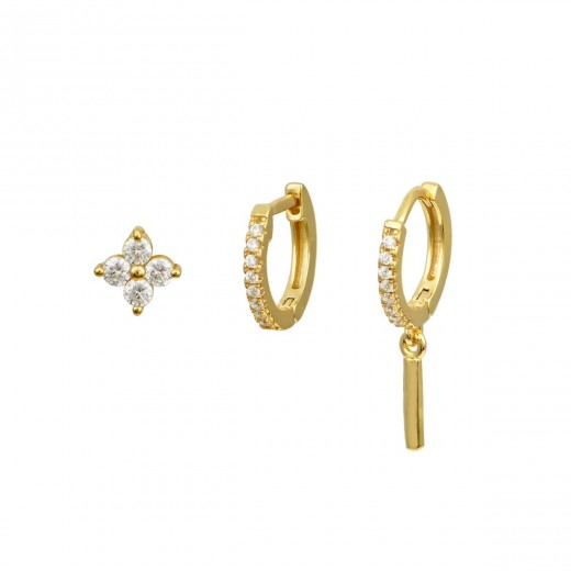 Set of 3 earrings απο Ασήμι925 Προιόντα